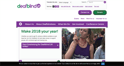 Desktop Screenshot of deafblind.org.uk