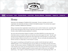 Tablet Screenshot of deafblind.org.nz