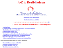 Tablet Screenshot of deafblind.com