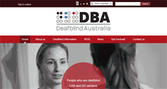 Desktop Screenshot of deafblind.org.au