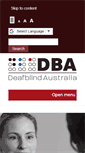 Mobile Screenshot of deafblind.org.au